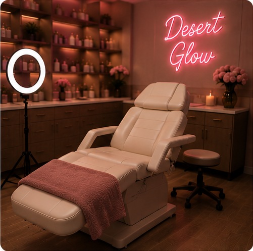 Desert Glow med spa treatment room