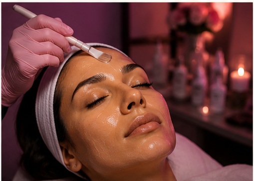 Chemical exfoliation peel treatment